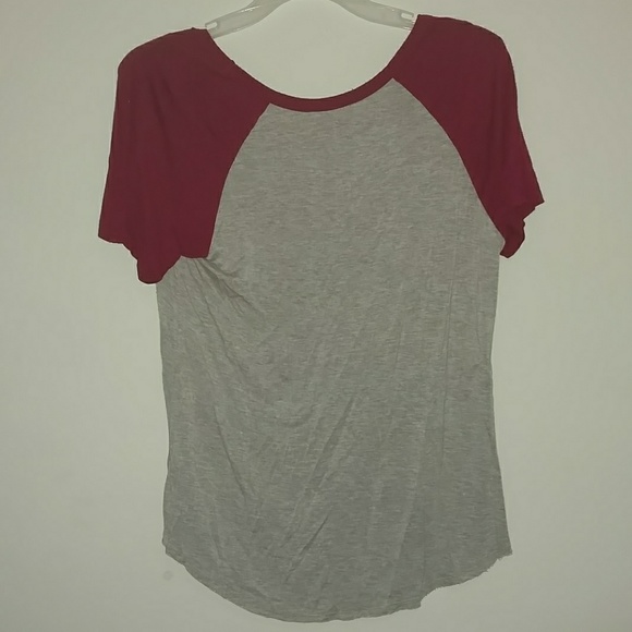 Gray and Maroon Adventure Tee - Picture 4 of 7